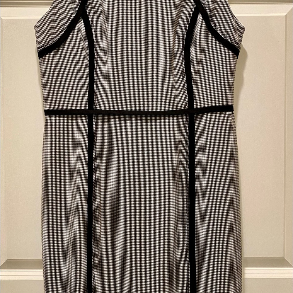 Calvin Klein Black & White Plaid Dress